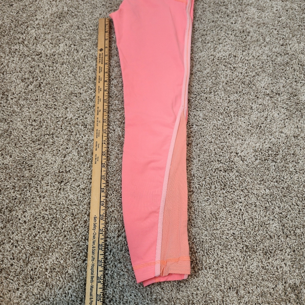 Lululemon Run Pace Tight Pop Orange / Bleached Coral Size 4 - Picture 8 of 9